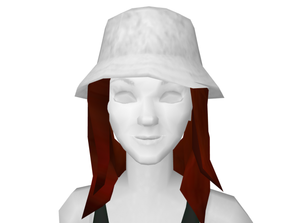 Avatar White Furry Bucket Hat