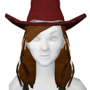 Avatar Red Cowgirl Hat