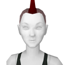 Avatar Spiked Mohawk Red
