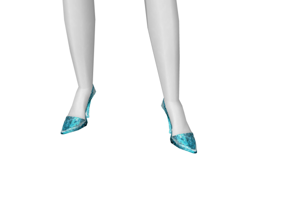 Avatar Sparkly Turquoise Pumps