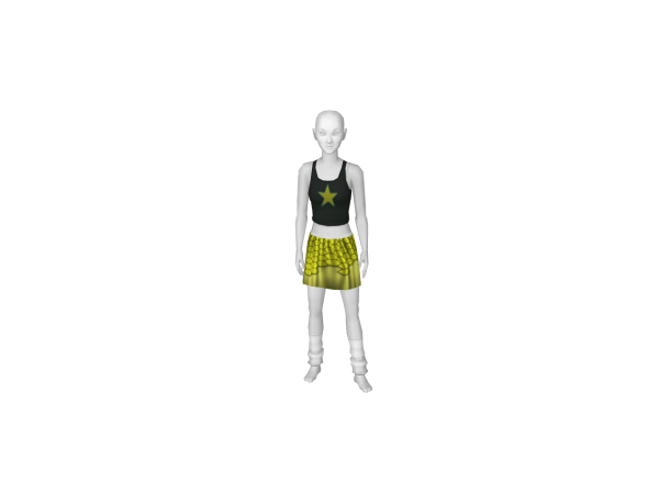 Avatar Bee Costume Skirt