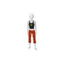 Avatar Orange and Red Camo Jeans