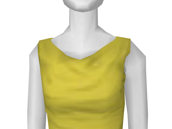 Avatar Yellow Mini-Dress