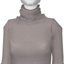 Avatar Gray Turtleneck Mini Dress