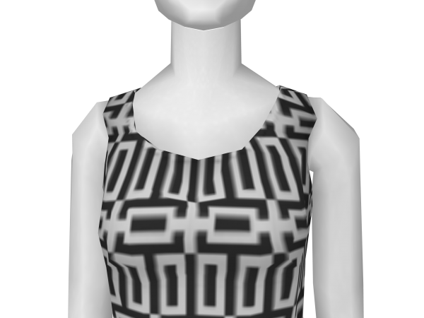 Avatar Domino Sleeveless A-Line Dress
