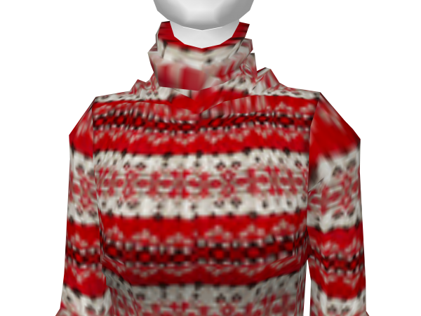 Avatar Red Patterned Holiday Sweater