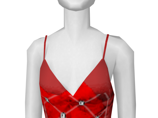 Avatar Red Frill Elegant Dress