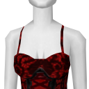 Avatar Red with Black Lace Corset