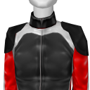 Avatar Red White Black Moto Jacket