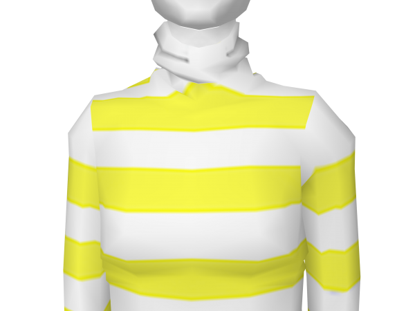 Avatar Yellow Striped Turtleneck