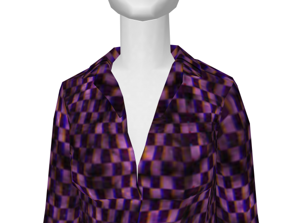 Avatar Purple Checkered Pajamas