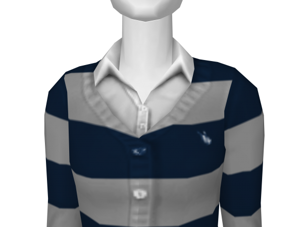 Avatar Blue Striped Sweater