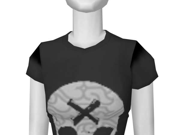 Avatar Black skull T-shirt