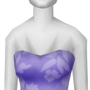 Avatar floral purple dress