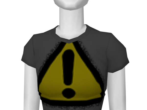 Avatar Warning sign T shirt