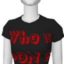 Avatar "Who is Don?" T shirt