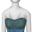 Avatar Half-floral printed dress