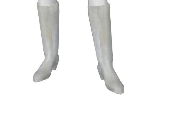 Avatar White Knee High Boots