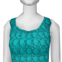 Avatar Green Retro Dots Dress