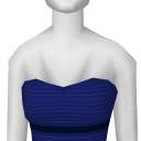 Avatar Blue Stripped Dress