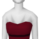 Avatar Red Stripped Dress