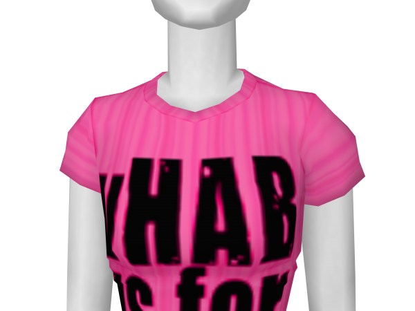 Avatar vHab is for Quitters Pink Tee