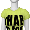 Avatar vHab is for Quitters Yellow Tee