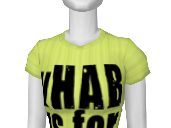 Avatar vHab is for Quitters Yellow Tee