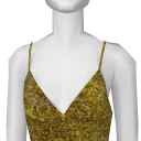 Avatar Gold Spaghetti Dress