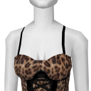 Avatar Leopard Print Bustier