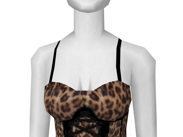 Avatar Leopard Print Bustier