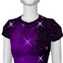 Avatar Dark Violet with Stars Tee