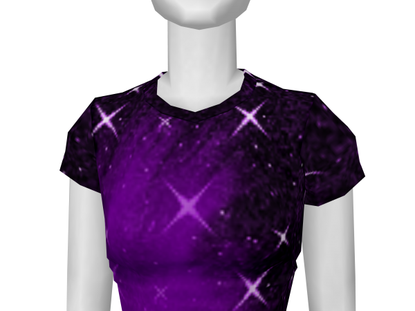 Avatar Dark Violet with Stars Tee