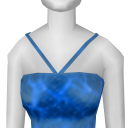 Avatar Water Texture Halter Dress