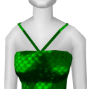 Avatar Snake Skin Halter Dress