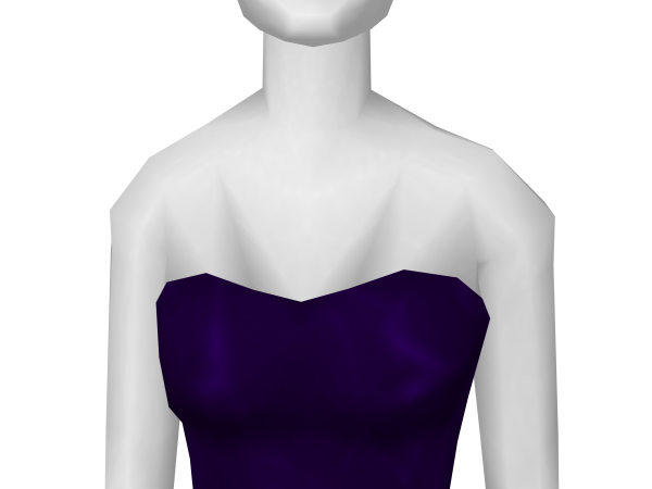 Avatar Deep Purple Strapless Dress