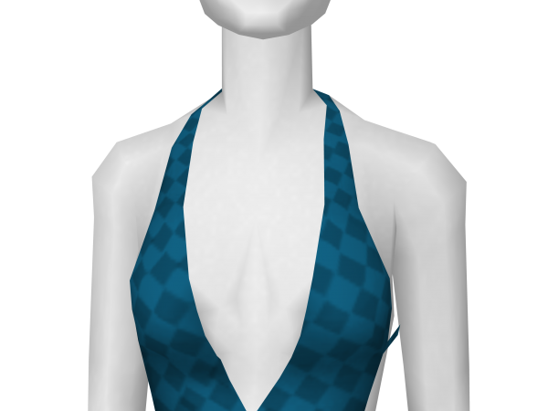 Avatar Blue Checkered V-Halter