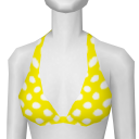 Avatar Yellow and White Polka Dot Bikini