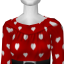 Avatar Red polka dot dress