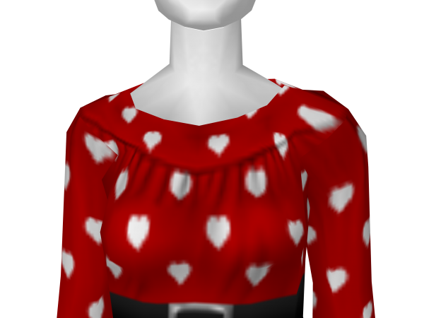 Avatar Red polka dot dress