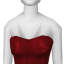 Avatar Red Strapless Dress