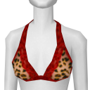 Avatar Cheetah rouge lingerie top