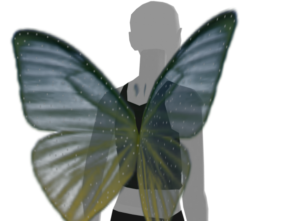 Avatar Green yellow butterfly wings