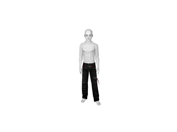 Avatar Black with Red Solo Pants