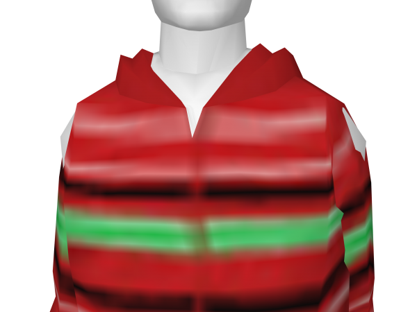 Avatar Red Striped Hoodie