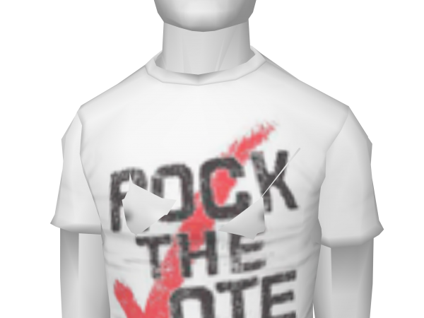 Avatar White Rock the Vote Tee