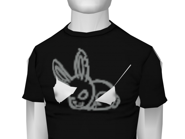 Avatar Evil Black Bunny Tee