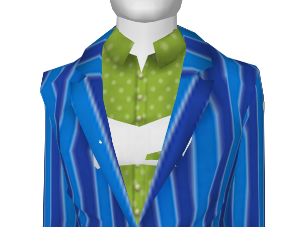 Avatar Blue Stripe Suit Jacket