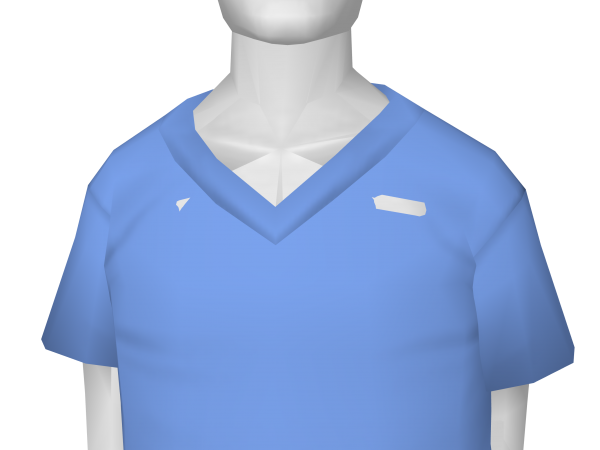 Avatar Blue Medical Scrubs shirt