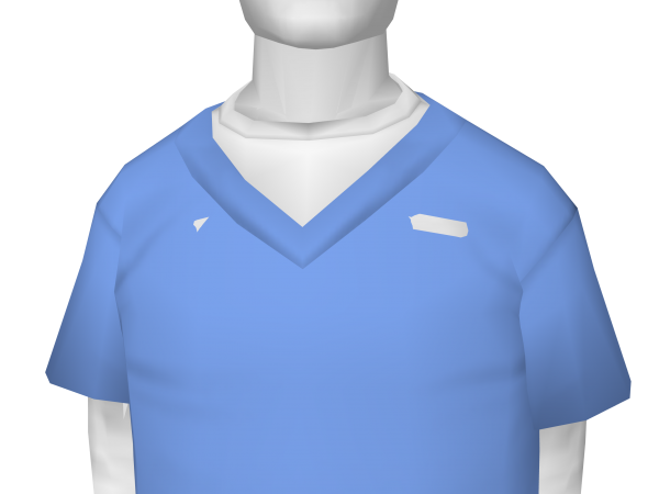 Avatar Blue Medical Scrubs with long sleeve